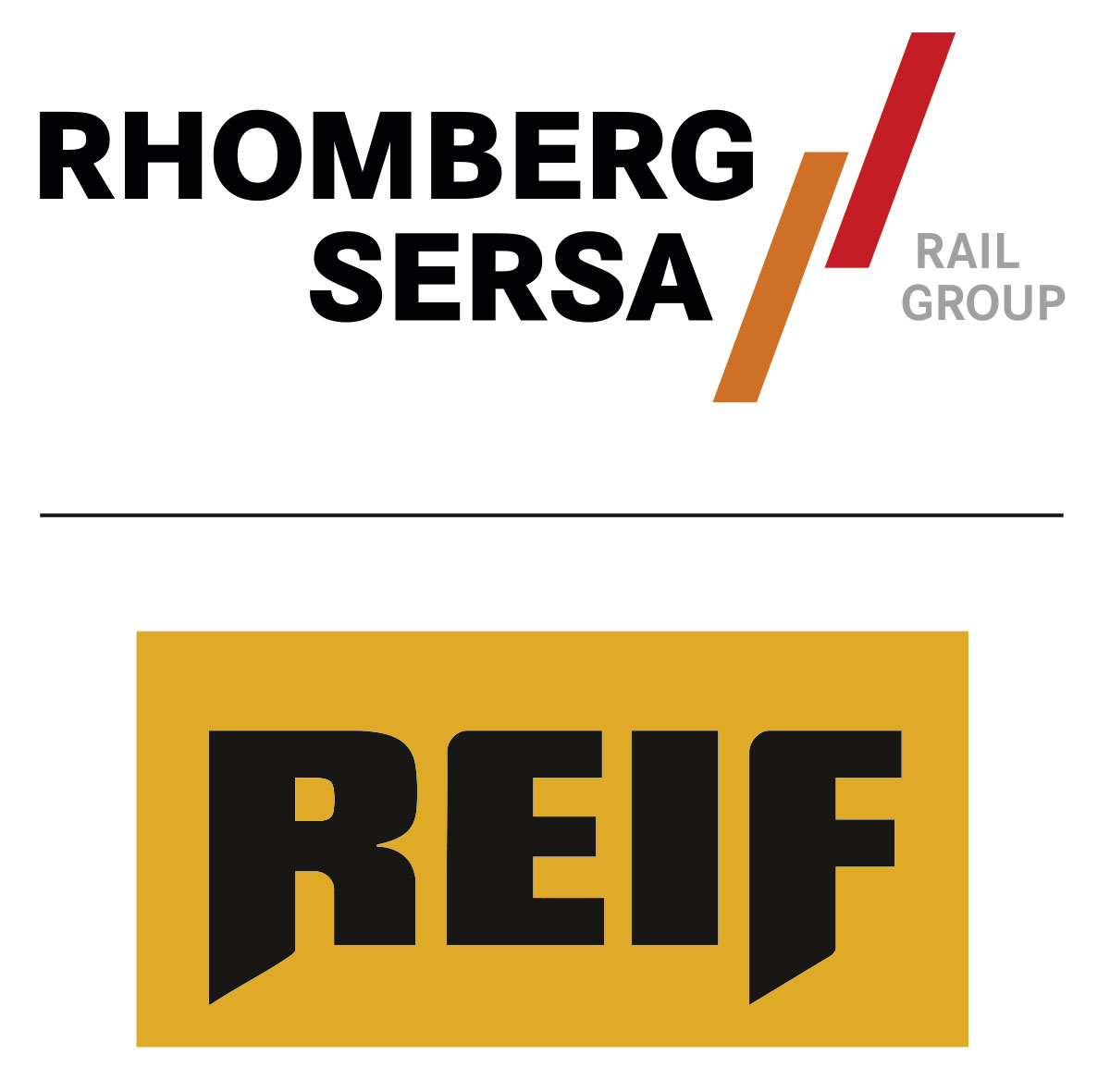 Logos Rhomberg Sersa und Reif