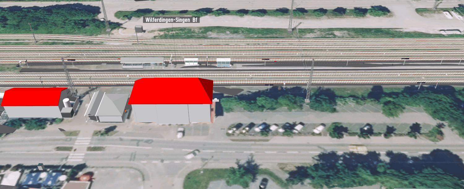 Visualisierung des geplanten Bahnhofs Wilferdingen-Singen
